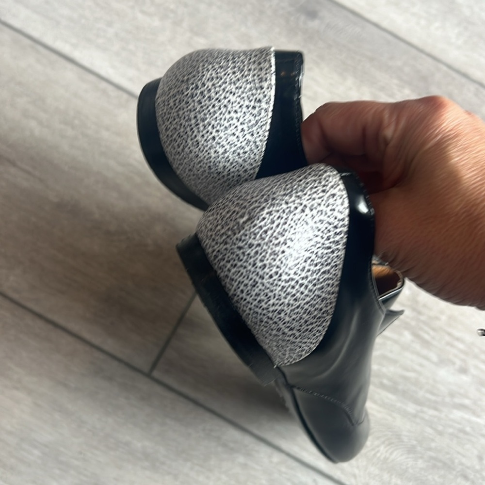 3.1 Phillip Lim black patent leather pointy toe slip on Italian Oxford shoe 8 - Picture 4 of 12